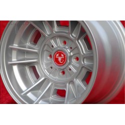 1 wheel Cromodora CD66 8x13 4x98 Fiat 124 Abarth Spider Coupe silver