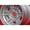 1 cerchio Cromodora CD66 8x13 4x98 Fiat 124 Abarth Spider Coupe silver