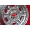 4 cerchi Cromodora CD66 7x13 + 8x13 4x98 Fiat Lancia Autobianchi 124 Abarth Berlina Coupe Spider 125 127 128 131 X19 A11