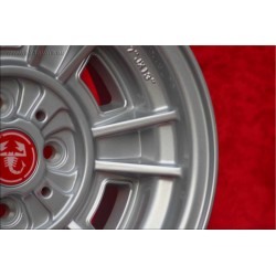 4 cerchi Cromodora CD66 7x13 + 8x13 4x98 Fiat Lancia Autobianchi 124 Abarth Berlina Coupe Spider 125 127 128 131 X19 A11