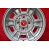 4 cerchi Cromodora CD66 7x13 + 8x13 4x98 Fiat Lancia Autobianchi 124 Abarth Berlina Coupe Spider 125 127 128 131 X19 A11