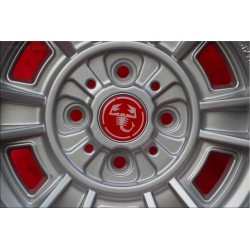 4 cerchi Cromodora CD66 7x13 + 8x13 4x98 Fiat Lancia Autobianchi 124 Abarth Berlina Coupe Spider 125 127 128 131 X19 A11