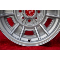 4 cerchi Cromodora CD66 7x13 + 8x13 4x98 Fiat Lancia Autobianchi 124 Abarth Berlina Coupe Spider 125 127 128 131 X19 A11