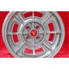 1 cerchio Cromodora CD68 7x15 4x98 Fiat Lancia 124 Abarth Coupe Spider 125 131 132 Beta Montecarlo silver