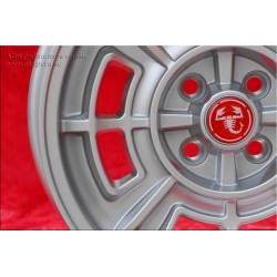 1 cerchio Cromodora CD68 7x15 4x98 Fiat Lancia 124 Abarth Coupe Spider 125 131 132 Beta Montecarlo silver