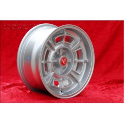 1 cerchio Cromodora CD68 7x15 4x98 Fiat Lancia 124 Abarth Coupe Spider 125 131 132 Beta Montecarlo silver