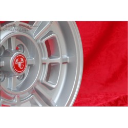 1 cerchio Cromodora CD68 7x15 4x98 Fiat Lancia 124 Abarth Coupe Spider 125 131 132 Beta Montecarlo silver