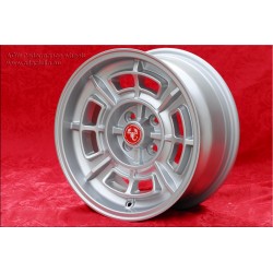 1 cerchio Cromodora CD68 7x15 4x98 Fiat Lancia 124 Abarth Coupe Spider 125 131 132 Beta Montecarlo silver