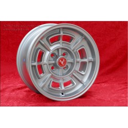 1 cerchio Cromodora CD68 7x15 4x98 Fiat Lancia 124 Abarth Coupe Spider 125 131 132 Beta Montecarlo silver