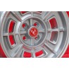 1 cerchio Cromodora CD68 7x15 4x98 Fiat Lancia 124 Abarth Coupe Spider 125 131 132 Beta Montecarlo silver