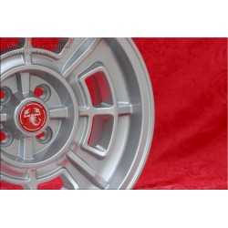 1 cerchio Cromodora CD68 7x15 4x98 Fiat Lancia 124 Abarth Coupe Spider 125 131 132 Beta Montecarlo silver