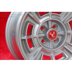 1 cerchio Cromodora CD68 7x15 4x98 Fiat Lancia 124 Abarth Coupe Spider 125 131 132 Beta Montecarlo silver