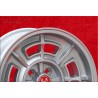 1 cerchio Cromodora CD68 7x15 4x98 Fiat Lancia 124 Abarth Coupe Spider 125 131 132 Beta Montecarlo silver