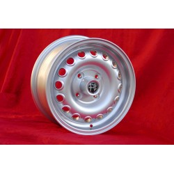 1 cerchio Campagnolo 6x14 4x108 Alfa Romeo Giulia 105 Berlina Coupe Spider GT GTA GTC silver