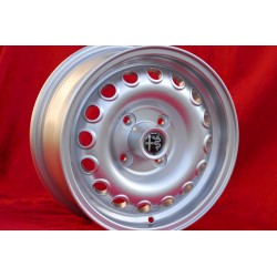 1 cerchio Campagnolo 6x14 4x108 Alfa Romeo Giulia 105 Berlina Coupe Spider GT GTA GTC silver