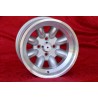 1 wheel Minilite 8x13 4x98 Fiat 124 Spider Coupe X19 silver/diamond cut