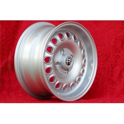 4 jantes Campagnolo 7x15 + 7x15 4x108 Alfa Romeo 105 Coupe Spider GT GTA GTC Montreal