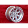 4 cerchi Minilite 8x13 + 9x13 4x98 Fiat 124 Spider Coupe X19