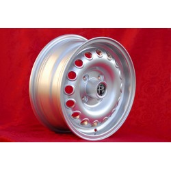 1 jante Campagnolo 6x14 4x108 Alfa Romeo Giulia 105 Berlina Coupe Spider GT GTA GTC silver