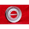 1 Felge OE steel 3.5x12 4x190 Fiat Autobianchi Fiat 500 nuova Cinquecento Bianchina silver