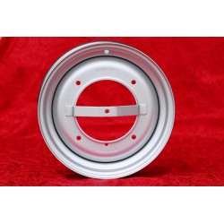 1 cerchio OE steel 3.5x12 4x190 Fiat Autobianchi Fiat 500 nuova Cinquecento Bianchina silver