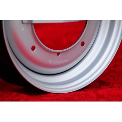 1 Felge OE steel 3.5x12 4x190 Fiat Autobianchi Fiat 500 nuova Cinquecento Bianchina silver