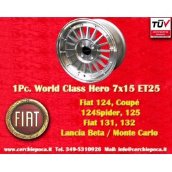 1 cerchio WCHE 7x15 4x98 Alfa Fiat Lancia Alfetta Alfetta GT   GTV 33 75 1.6i 1.8i 2.0TDI 90 164 Giulietta Fiat 124 Coup