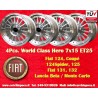 4 cerchi WCHE 7x15 4x98 Alfa Fiat Lancia Alfetta Alfetta GT   GTV 33 75 1.6i 1.8i 2.0TDI 90 164 Giulietta Fiat 124 Coupe