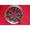 1 wheel Minilite 6x13 4x108 Ford Lotus Talbot Sunbeam Escort Mk1-2 Capri Cortina Caterham Seven Westfield anthracite/dia