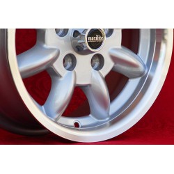 1 wheel Minilite 6x14 5x112 Ford Mercedes Consul Granada P5 P6 P7 Mercedes 108 109 113 114 115 116 123 silver/diamond cu