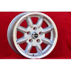 1 Felge Minilite 6x14 5x112 Ford Mercedes Consul Granada P5 P6 P7 Mercedes 108 109 113 114 115 116 123 silver/diamond cu