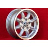 1 cerchio Minilite 6x14 5x112 Ford Mercedes Consul Granada P5 P6 P7 Mercedes 108 109 113 114 115 116 123 silver/diamond 