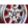 1 wheel Minilite 6x14 5x112 Ford Mercedes Consul Granada P5 P6 P7 Mercedes 108 109 113 114 115 116 123 silver/diamond cu