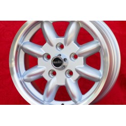 1 wheel Minilite 6x14 5x112 Ford Mercedes Consul Granada P5 P6 P7 Mercedes 108 109 113 114 115 116 123 silver/diamond cu