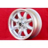 1 Felge Minilite 6x14 5x112 Ford Mercedes Consul Granada P5 P6 P7 Mercedes 108 109 113 114 115 116 123 silver/diamond cu