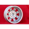 1 cerchio Minilite 6x14 5x112 Ford Mercedes Consul Granada P5 P6 P7 Mercedes 108 109 113 114 115 116 123 silver/diamond 