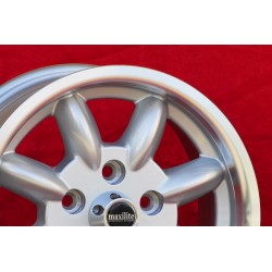 1 wheel Minilite 6x14 5x112 Ford Mercedes Consul Granada P5 P6 P7 Mercedes 108 109 113 114 115 116 123 silver/diamond cu