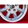 1 wheel Minilite 6x14 5x112 Ford Mercedes Consul Granada P5 P6 P7 Mercedes 108 109 113 114 115 116 123 silver/diamond cu