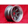 1 wheel Minilite 7x13 4x108 Ford Lotus Talbot Sunbeam Escort Mk1-2 Capri Cortina Caterham Seven Westfield anthracite/dia