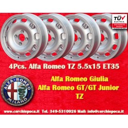 4 cerchi TZ 5.5x15 4x108...