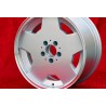 1 wheel Aero 8x17 5x112 Mercedes w107 w108 w109 w116 w123 w126 w129 silver/diamond cut