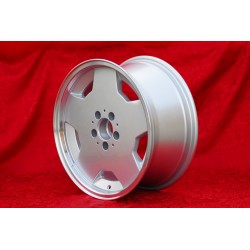 1 Felge Aero 8x17 5x112 Mercedes w107 w108 w109 w116 w123 w126 w129 silver/diamond cut