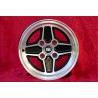 1 cerchio RS 7x13 4x108 Ford Escort Mk1-2 Capri Cortina black/diamond cut