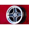 1 cerchio RS 7x13 4x108 Ford Escort Mk1-2 Capri Cortina black/diamond cut