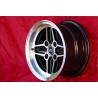 1 cerchio RS 7x13 4x108 Ford Escort Mk1-2 Capri Cortina black/diamond cut