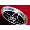 1 cerchio RS 7x13 4x108 Ford Escort Mk1-2 Capri Cortina black/diamond cut