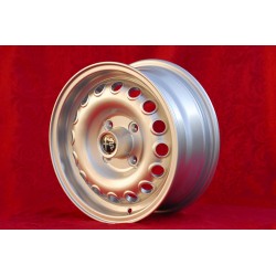 1 cerchio Campagnolo 6x14 4x108 Alfa Romeo Giulia 105 Berlina Coupe Spider GT GTA GTC silver