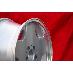 1 wheel Aero 8x17 5x112 Mercedes w107 w108 w109 w116 w123 w126 w129 silver/diamond cut