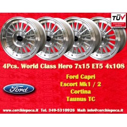 4 Felgen WCHE 7x15 4x108...