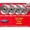 4 wheels WCHE 7x15 5x112 Mercedes Consul Granada P5 P6 P7 Mercedes 107 108 109 113 114 115 116 123  silver/diamond cut